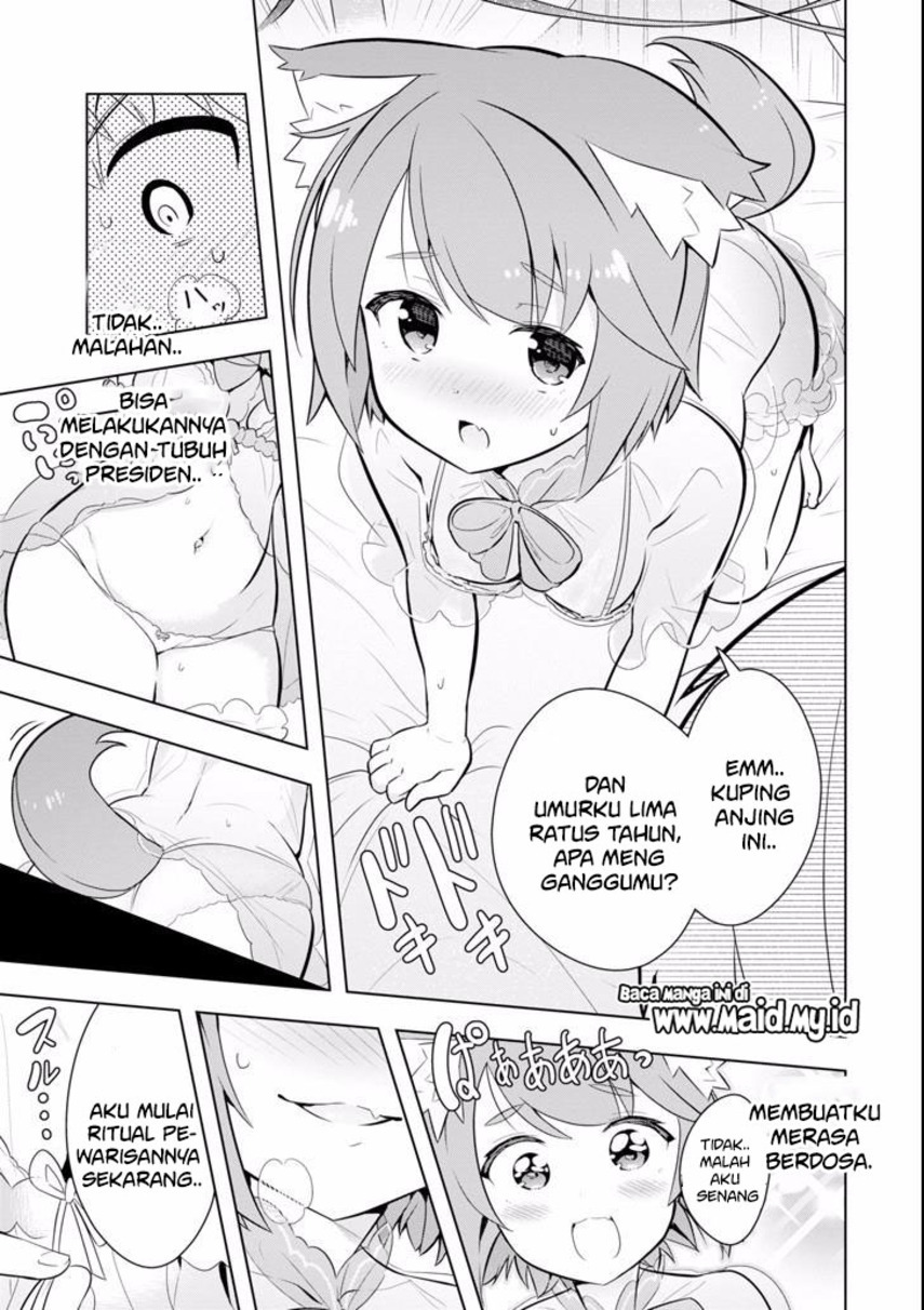 Wakamono no Kuro Mahou Hanare ga Shinkoku desu ga, Shuushoku shite Mitara Taiguu Iishi, Shachou mo Tsukaima mo Kawaikute Saikou desu Chapter 03.1 Gambar 11